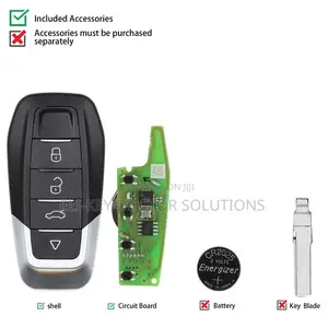 Vvdi Xkfef2en Ferrari-Style Xhorse Universal Flip Key With 4 Buttons