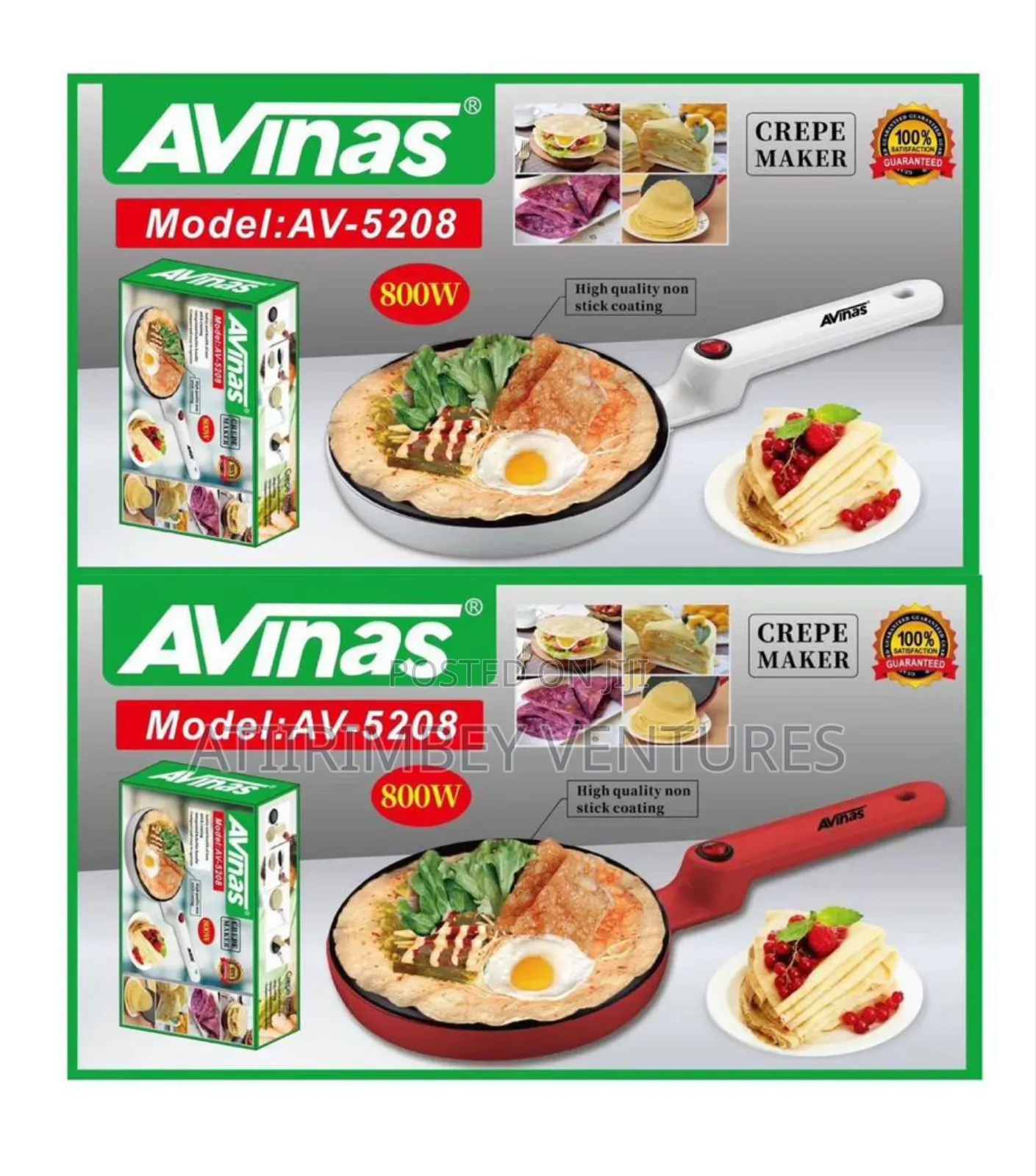 Crepe Maker 800w