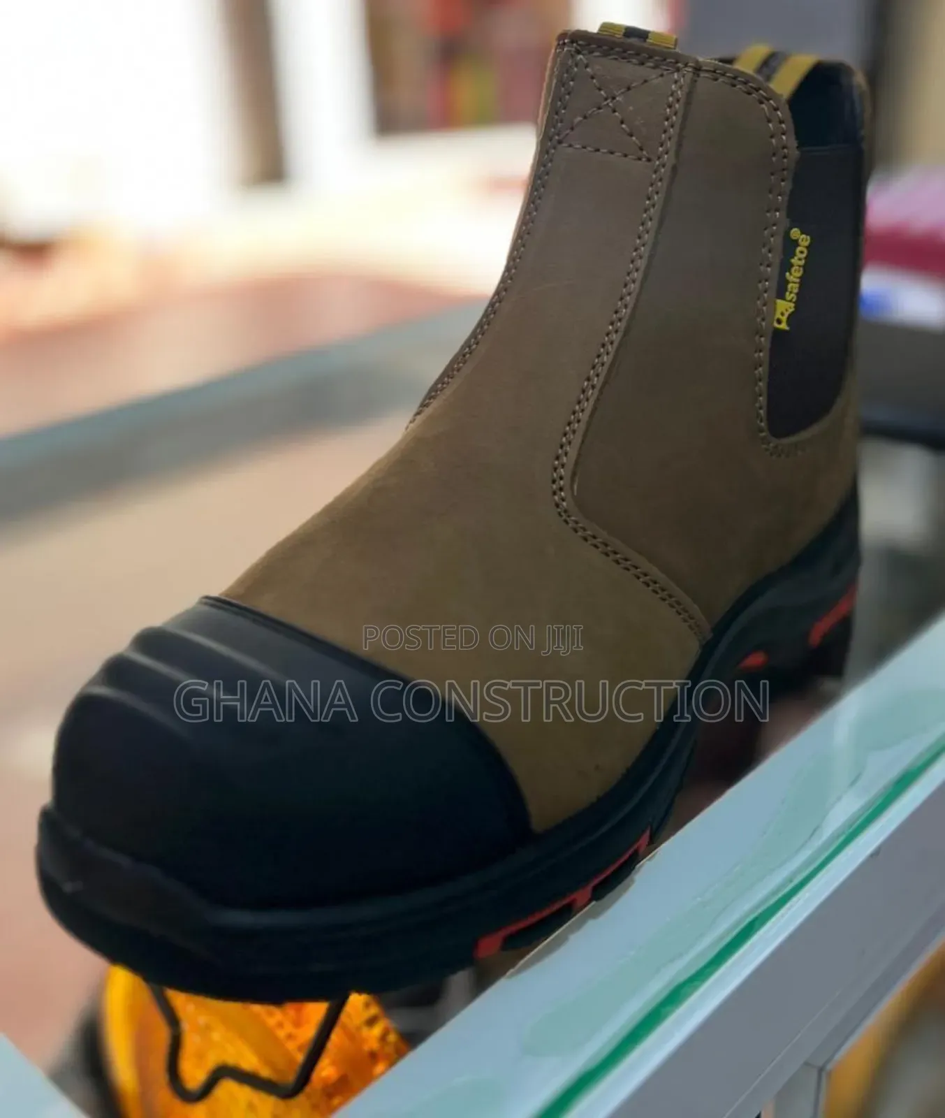 Safety Safetoe Heavy Duty Boots Anti Slip