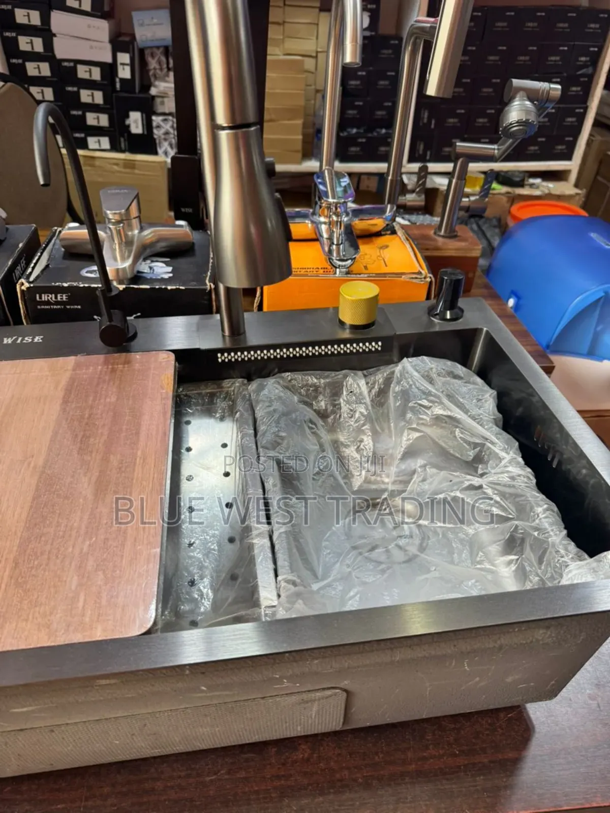 Luxury Waterfall Sink _ Cabinet Water Sink Complete