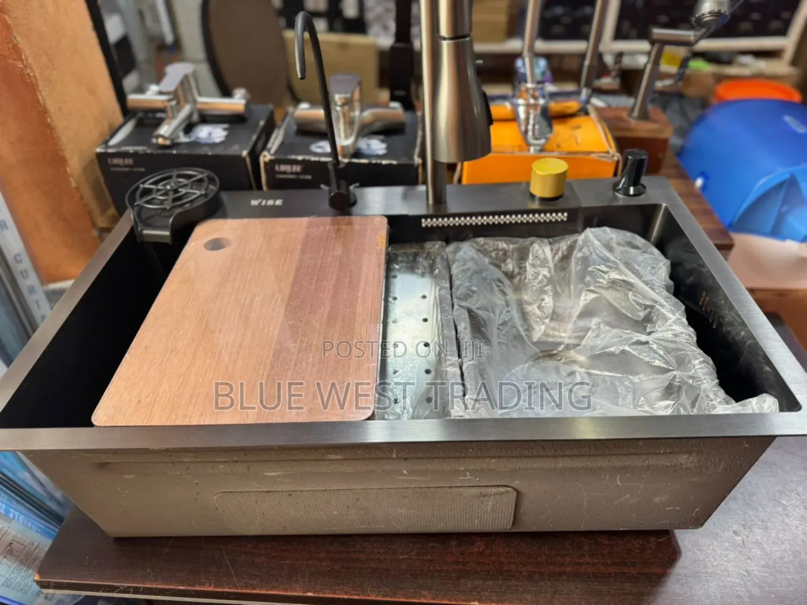 Luxury Waterfall Sink _ Cabinet Water Sink Complete