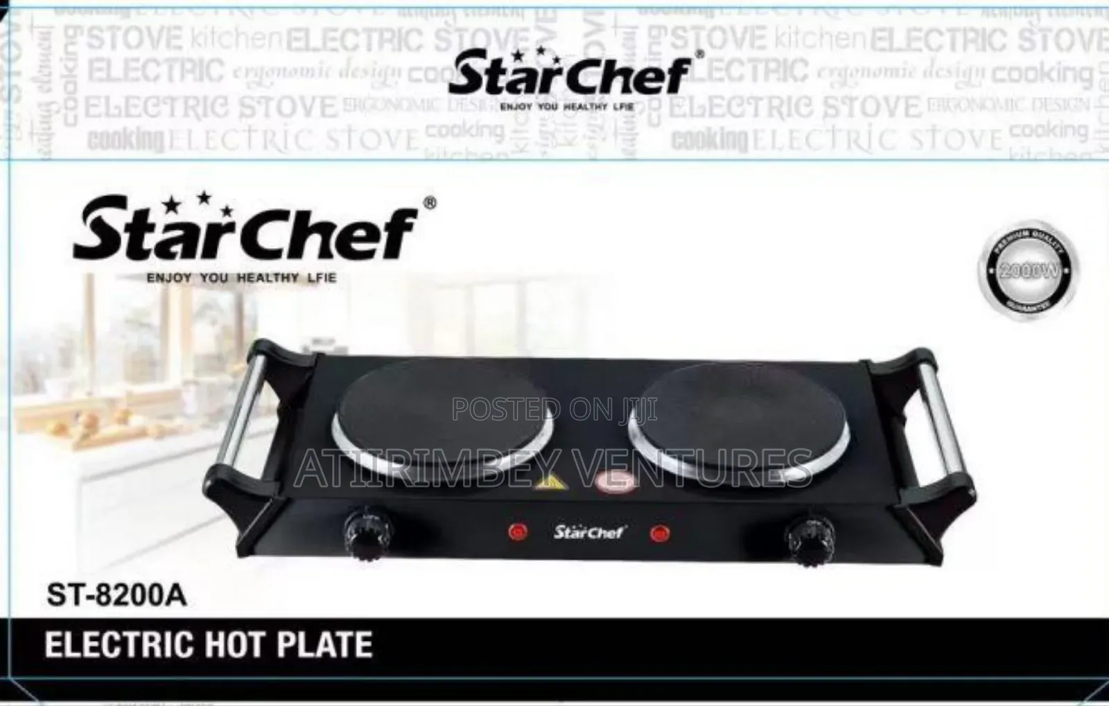 Star Chef Electric Hot Plate Double