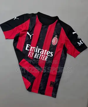 Ac Milan 2025/26 Season Home Kit