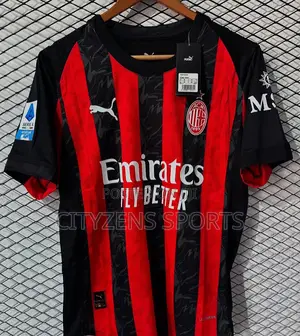 Ac Milan 2025/26 Season Home Kit