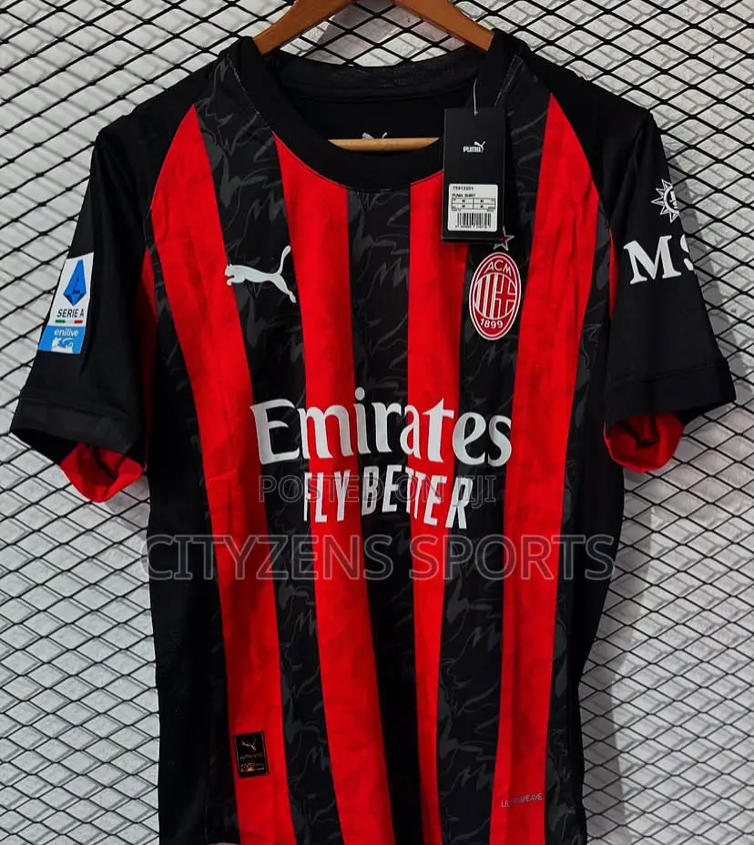 Ac Milan 2025/26 Season Home Kit