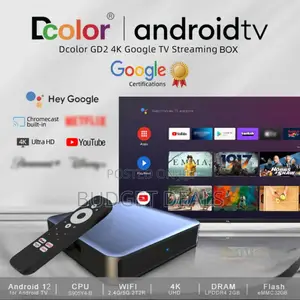 Dcolor Google/Netflix Certified Android Smart Tv Box With Google Tv Ui