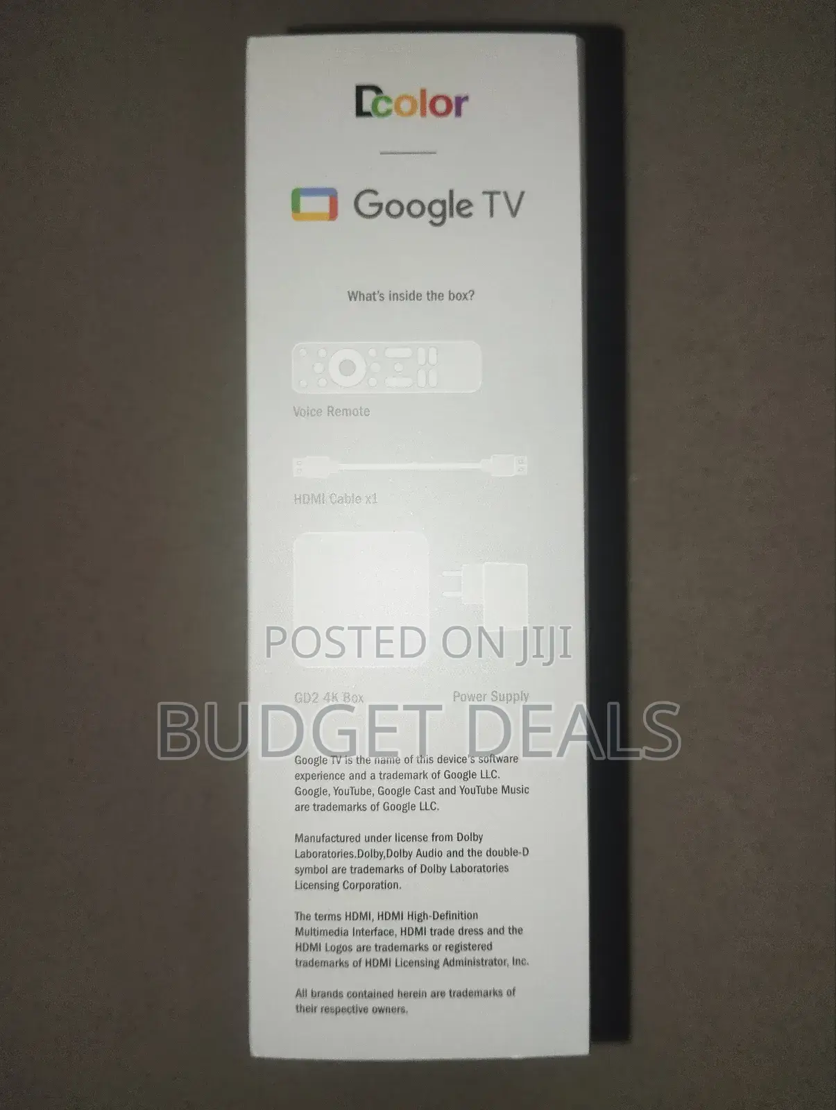 Dcolor Google/Netflix Certified Android Smart Tv Box With Google Tv Ui
