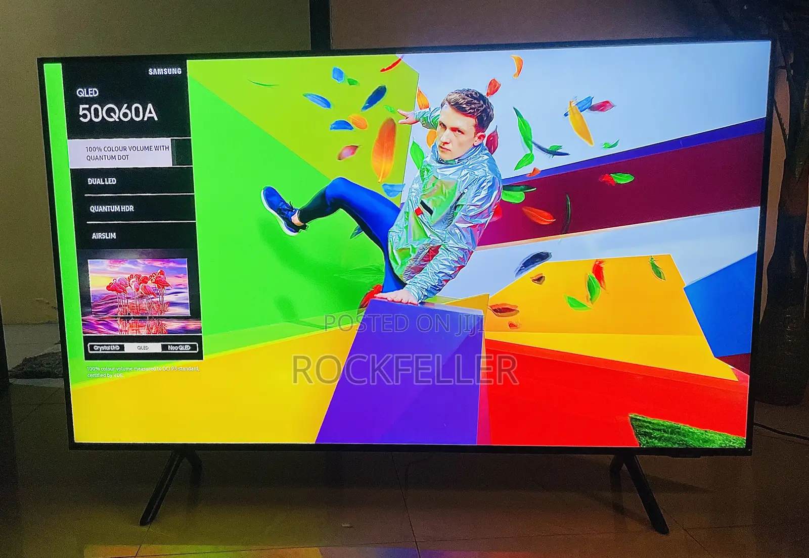 Uk Used Samsung Slim Qled Uhd HDR Smart Digital Satellite 50inch