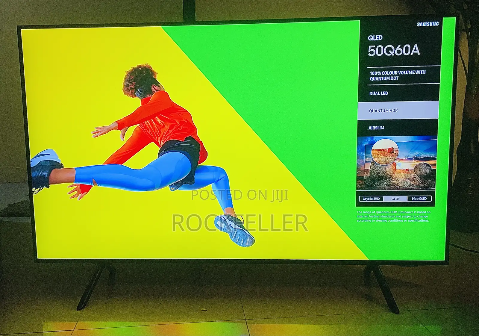 Uk Used Samsung Slim Qled Uhd HDR Smart Digital Satellite 50inch