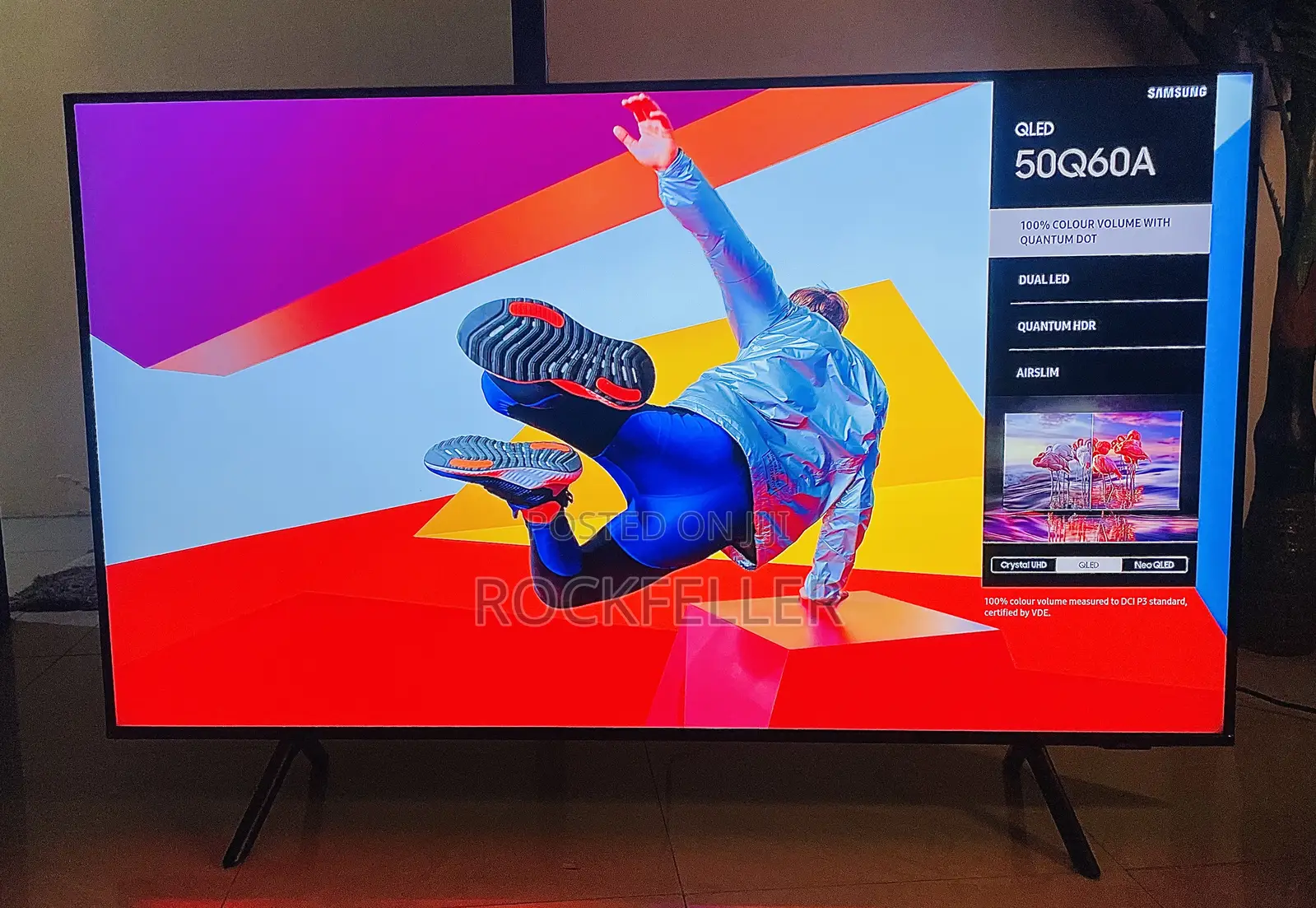 Uk Used Samsung Slim Qled Uhd HDR Smart Digital Satellite 50inch