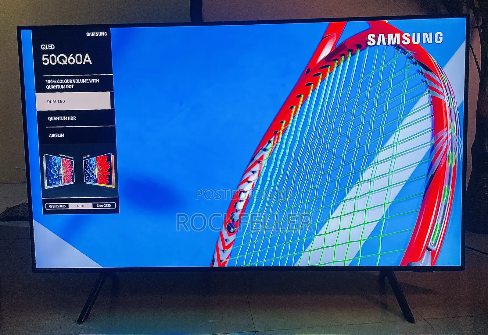 Uk Used Samsung Slim Qled Uhd HDR Smart Digital Satellite 50inch