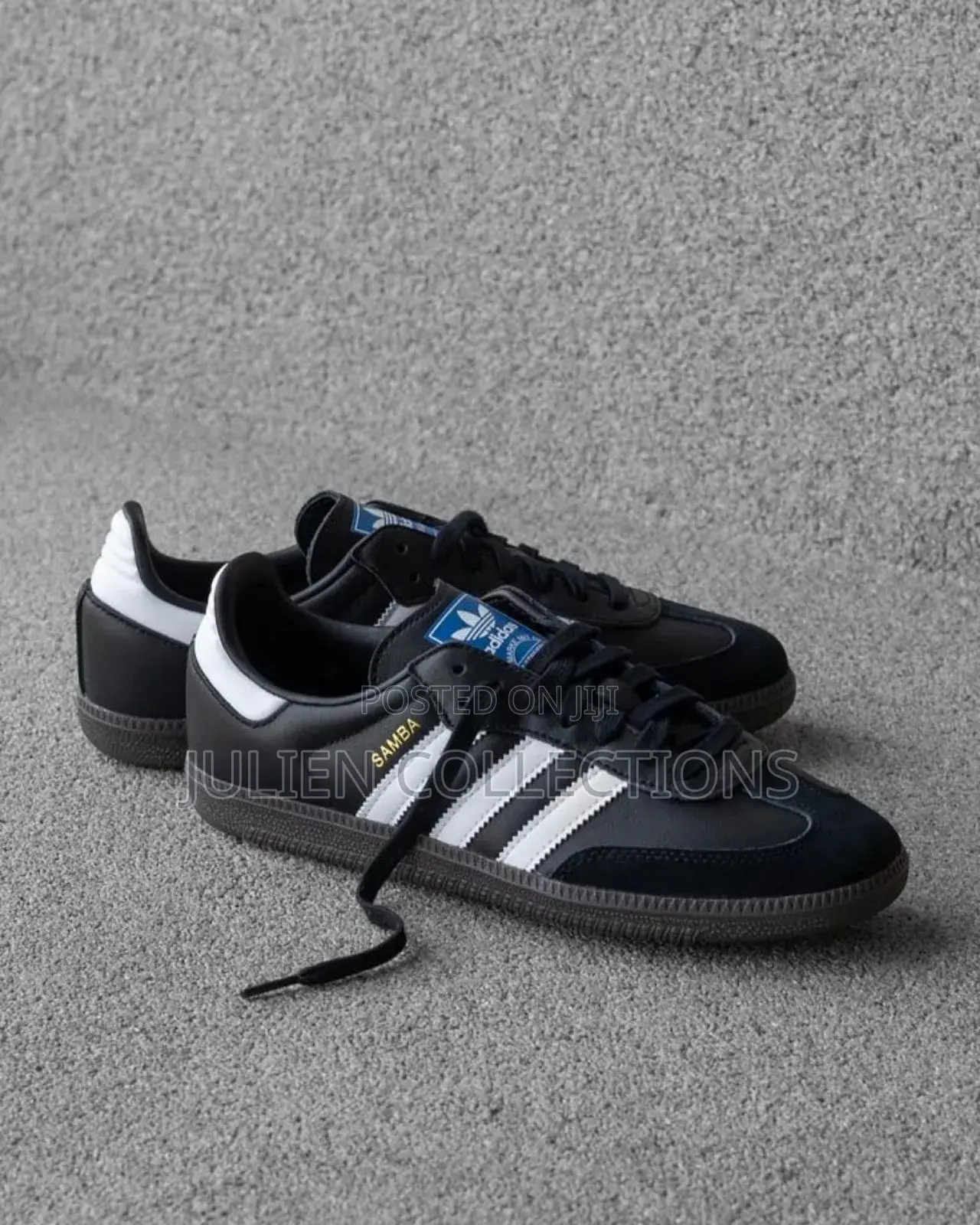 Org Adidas Samba Leather Black