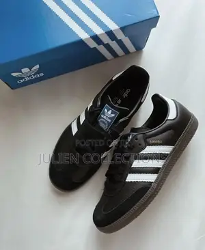 Org Adidas Samba Leather Black