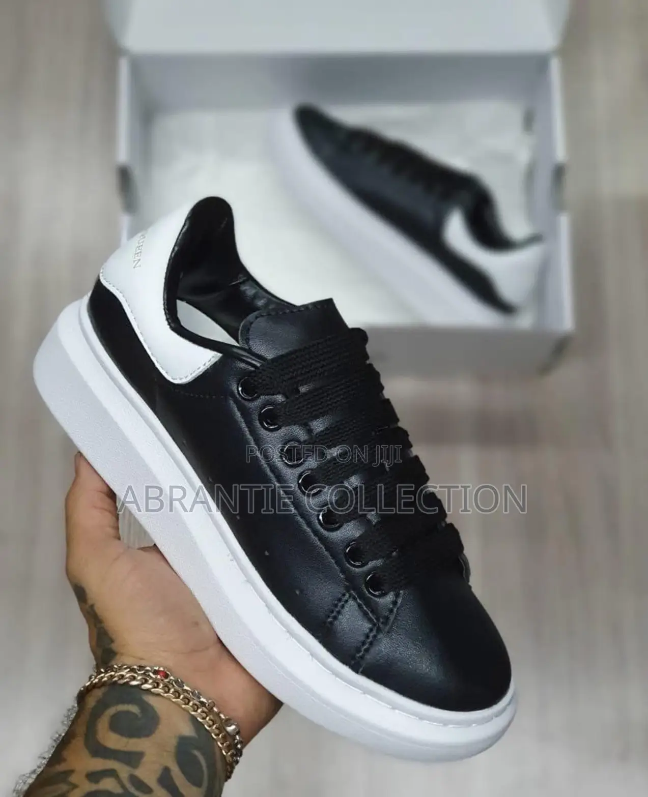 Black/White Alexander McQueen Sneaker Available