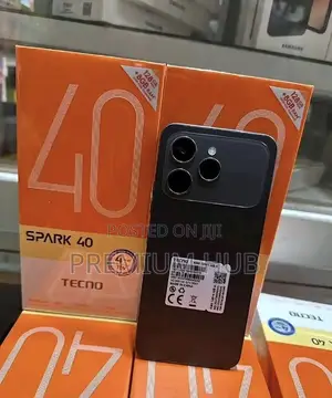 New Tecno Spark 40 Pro 128 GB Black