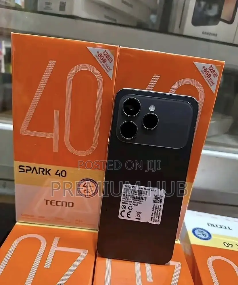 New Tecno Spark 40 Pro 128 GB Black