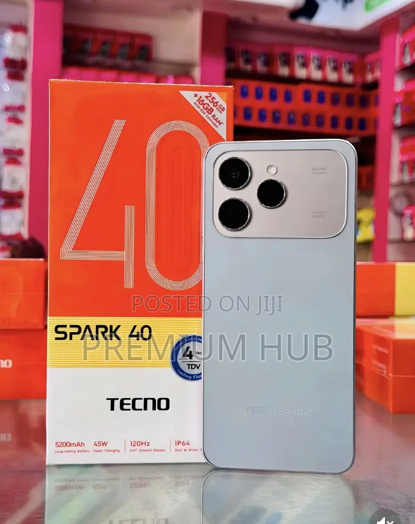 New Tecno Spark 40 Pro 128 GB Black