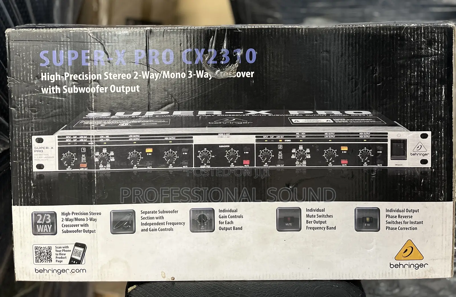Super -X Pro Cx23 10 High -Prscision Stereo 2way /Mono 3way Crossover