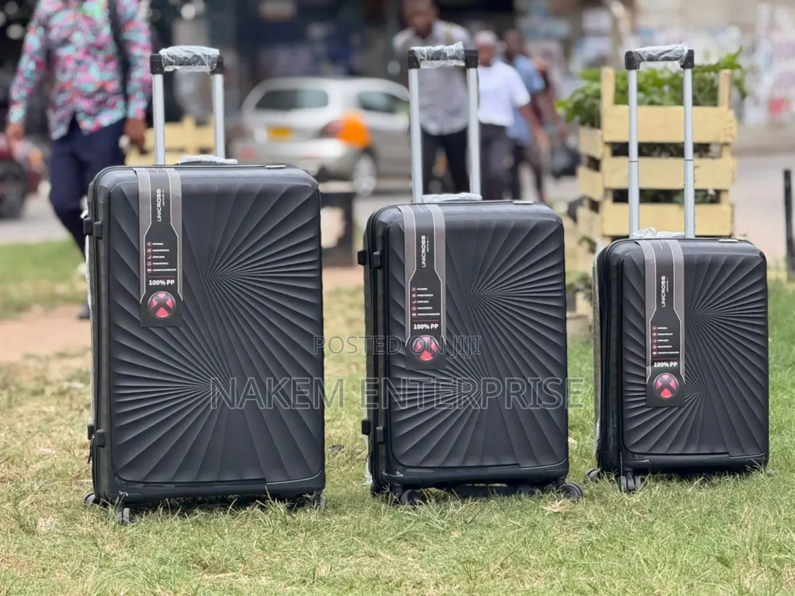 Anticrack Trolling Travelling Luggage Set With Pp Locks