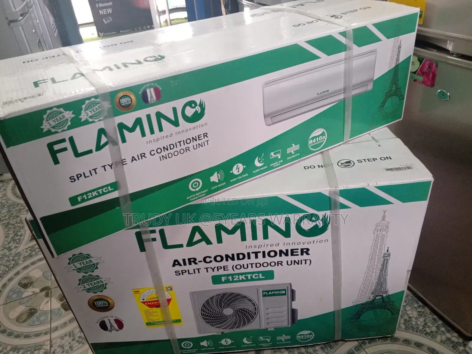 Inspired Innovated 1.5hp Flamino Outdoor and Indoor Unit Set Ac