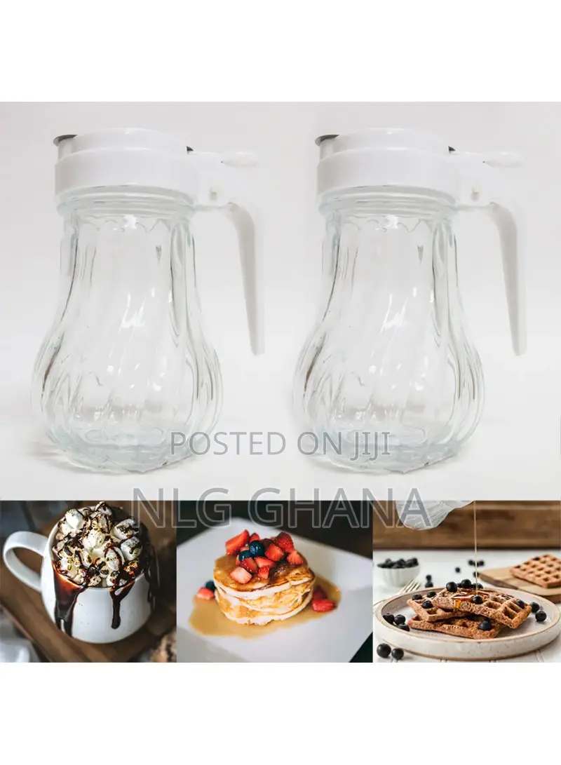1pc Honey Syrup Dispenser Glass Jar 215g. Ghx6266