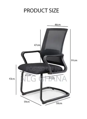 Mesh Metal Base Cantilever Office Chair. Ghx6199