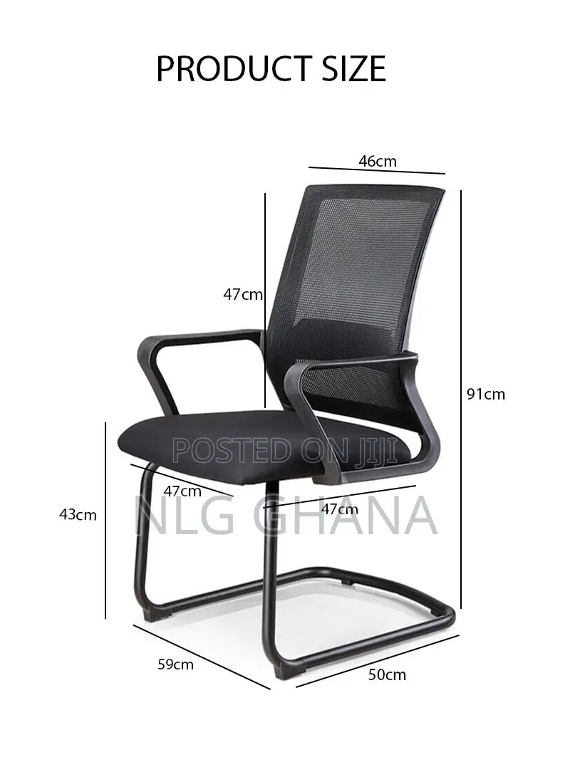 Mesh Metal Base Cantilever Office Chair. Ghx6199