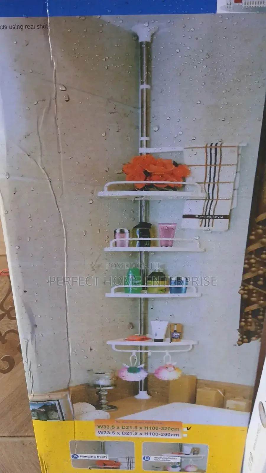 Bathroom Corner Shelves