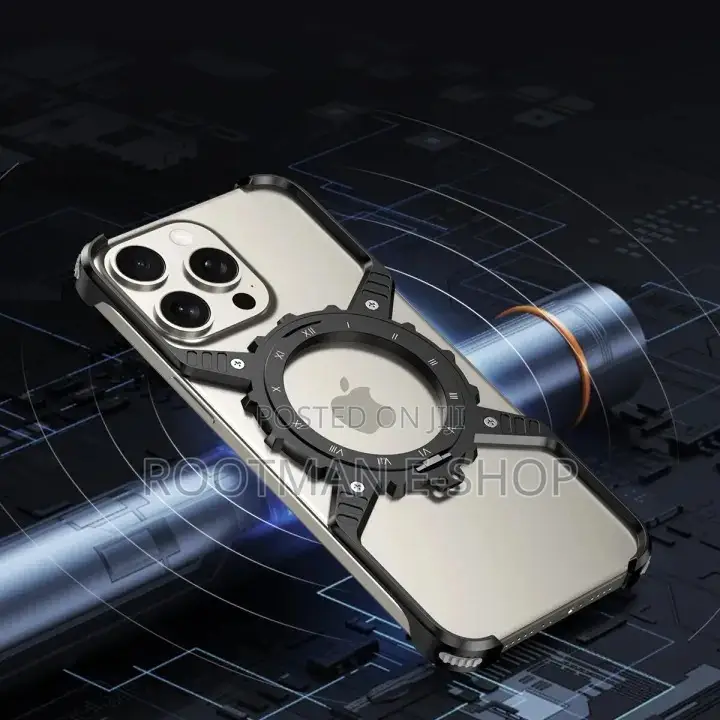 Metal Case for iPhone 15 -16 Pro Max, Lightweight Frameless