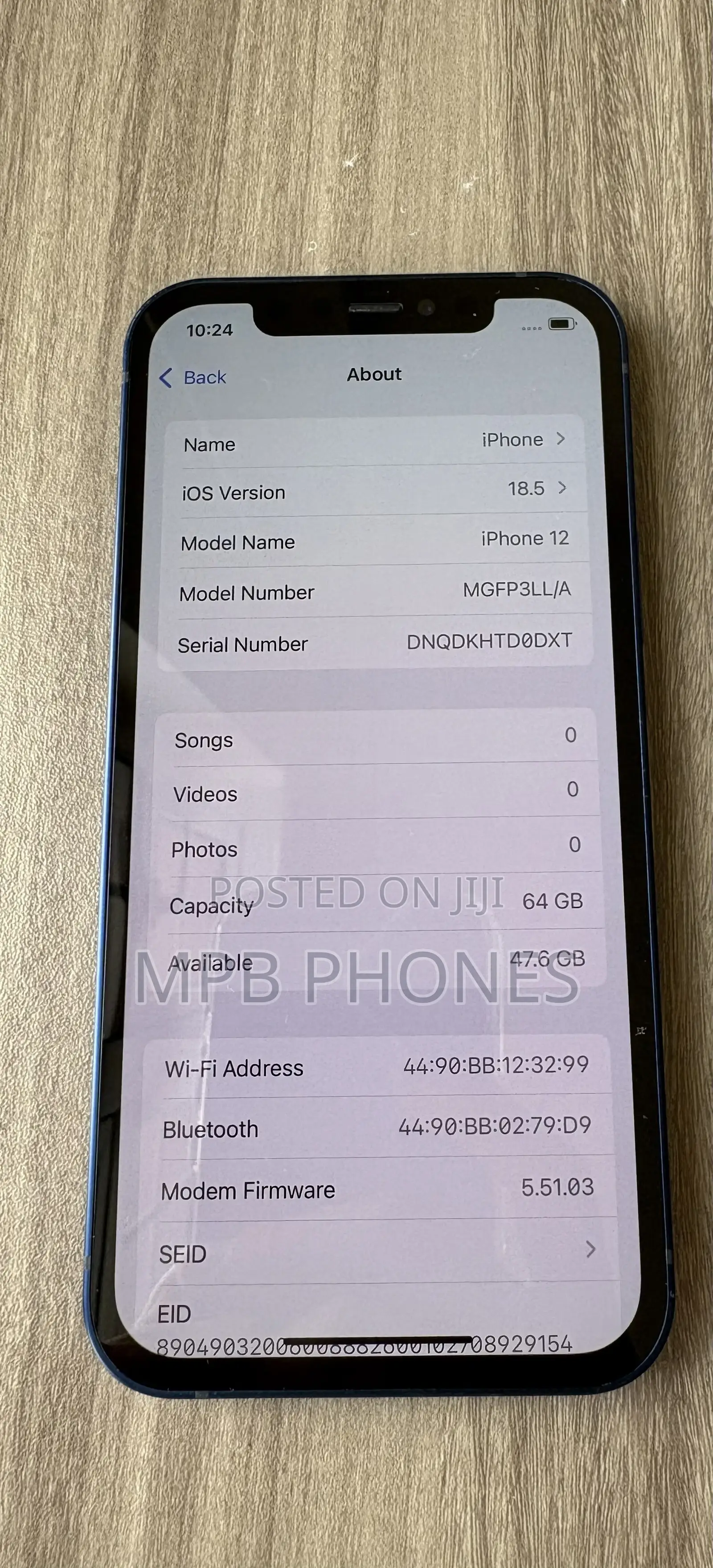 Apple iPhone 12 64 GB Blue