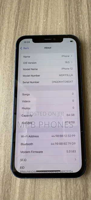 Apple iPhone 12 64 GB Blue