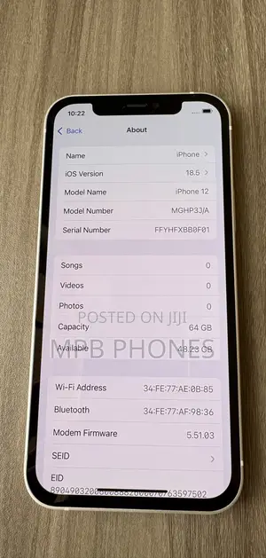 Apple iPhone 12 64 GB White