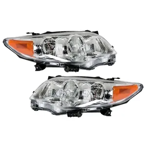 Headlights Left+Right For 2011-2013 Toyota Corolla Headlight Depo