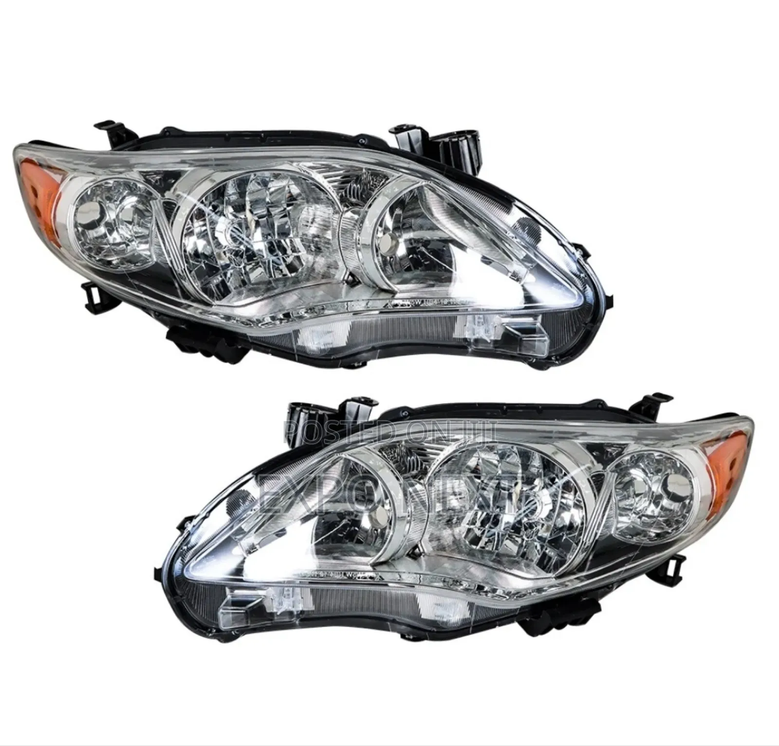 Headlights Left+Right For 2011-2013 Toyota Corolla Headlight Depo