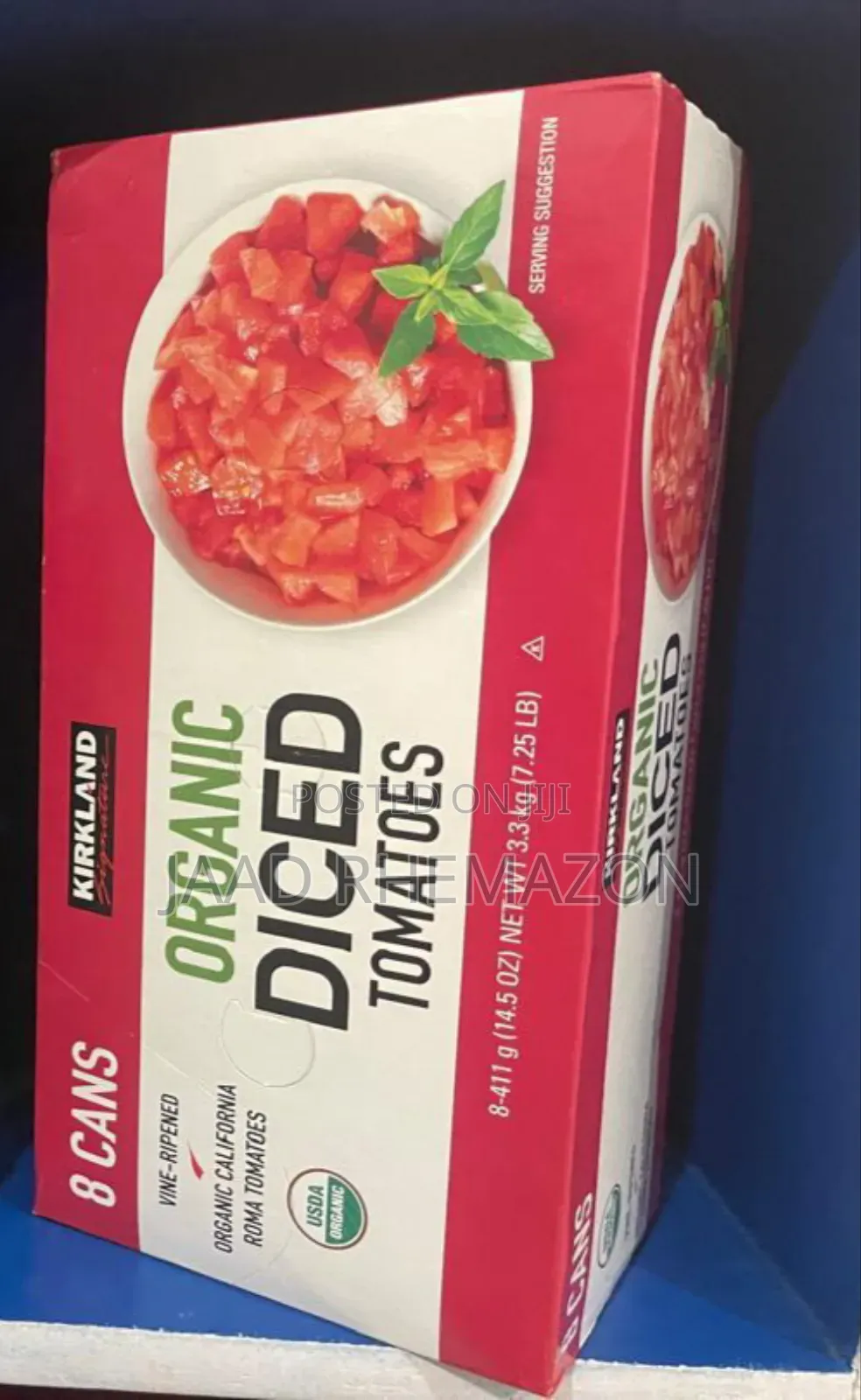 Kirkland D Organic Diced Tomatoes