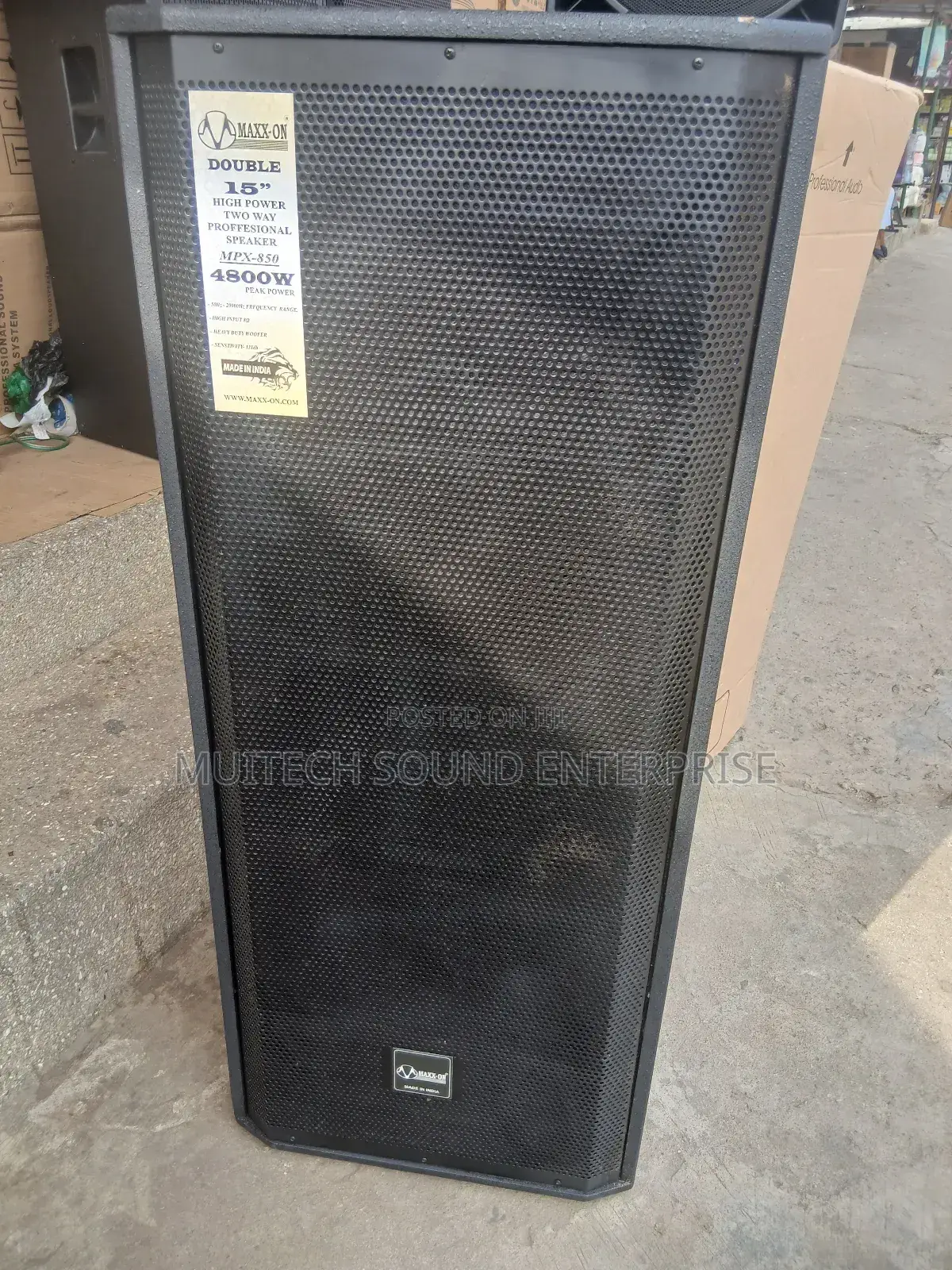 Maxx-on Full Range Speakers