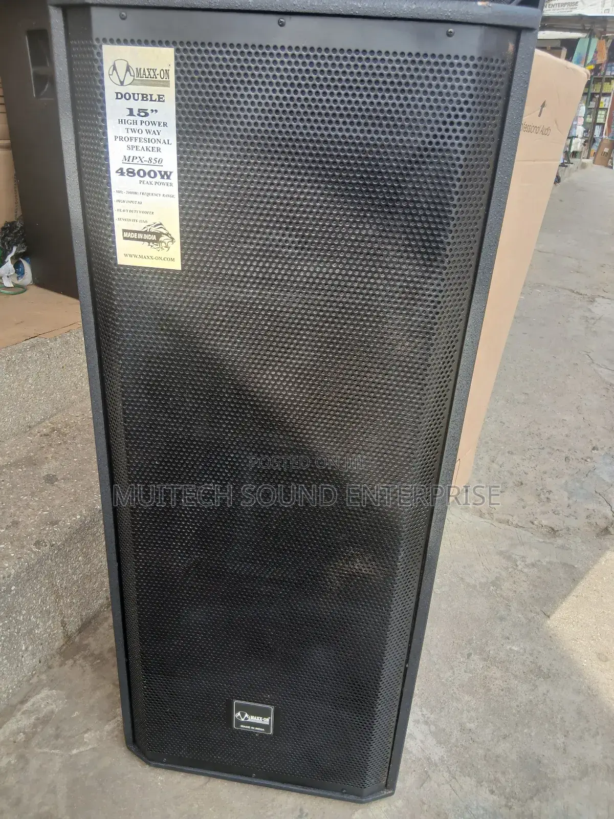 Maxx-on Full Range Speakers