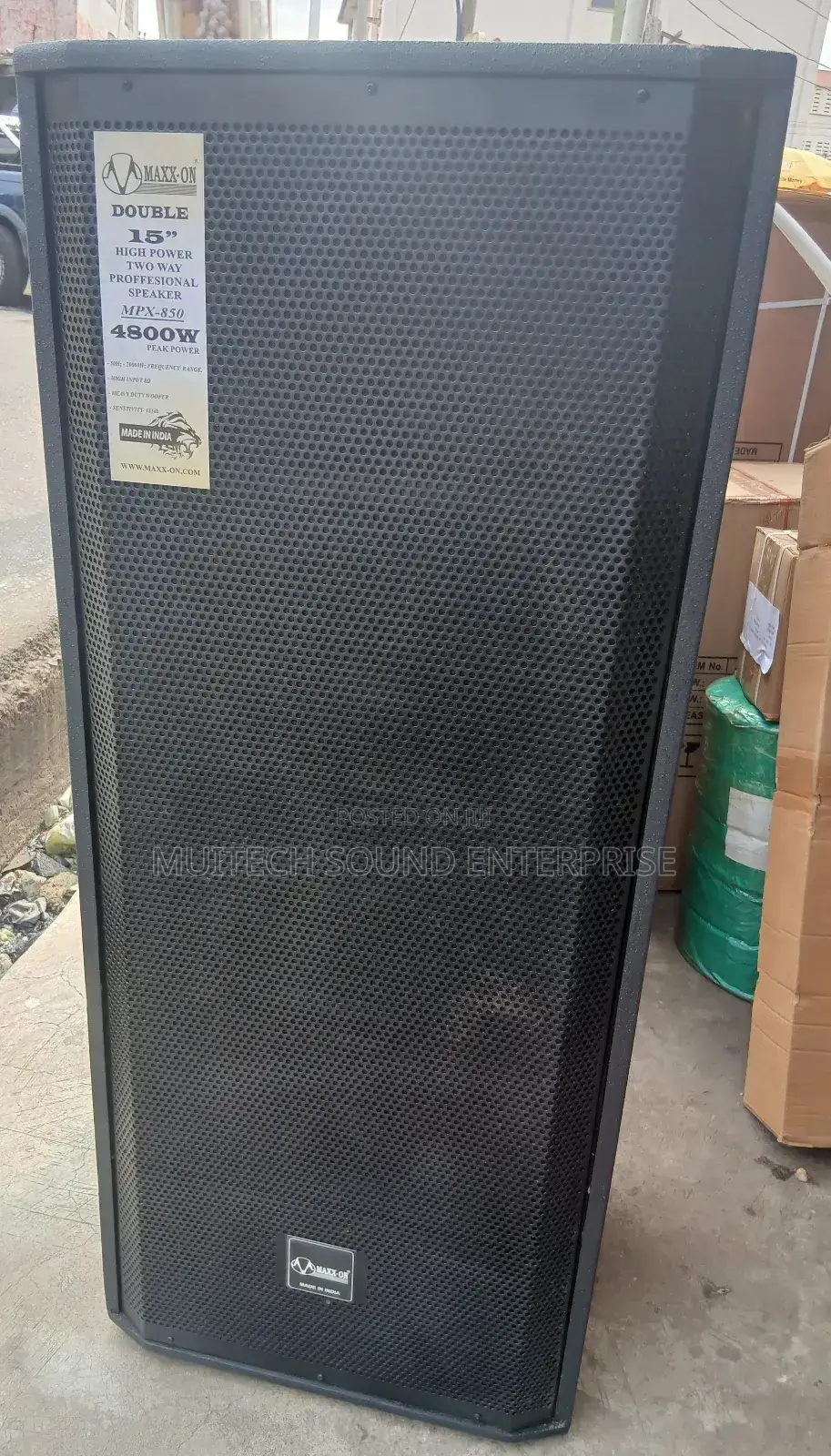 Maxx-on Full Range Speakers