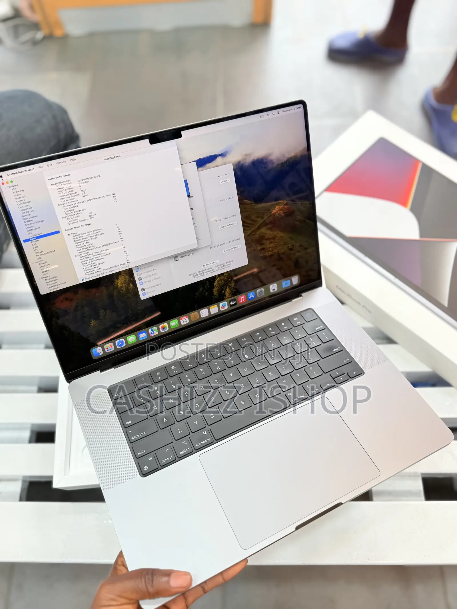 Laptop Apple MacBook Pro 2021 M1 16GB Apple M1 Pro SSD 512GB