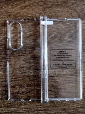 Z Fold 7 Transparent Case With Inbuilt Protector