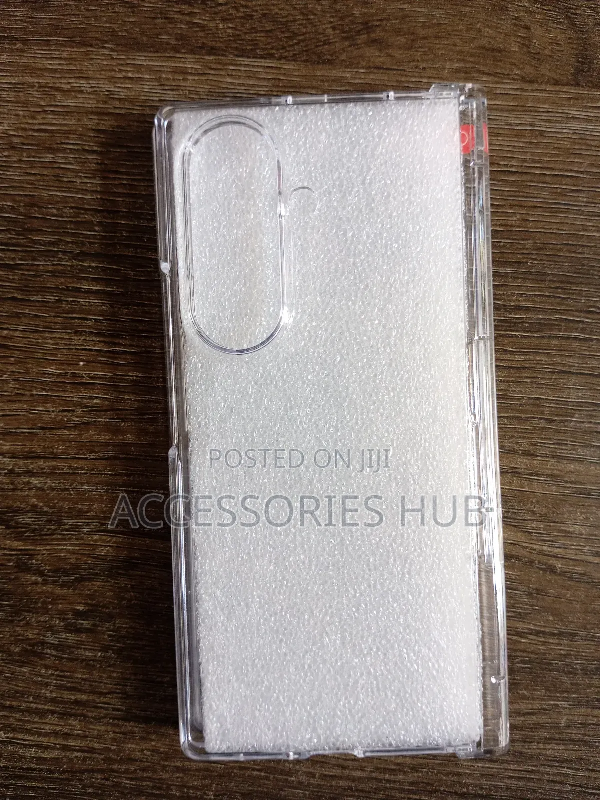 Z Fold 7 Transparent Case With Inbuilt Protector