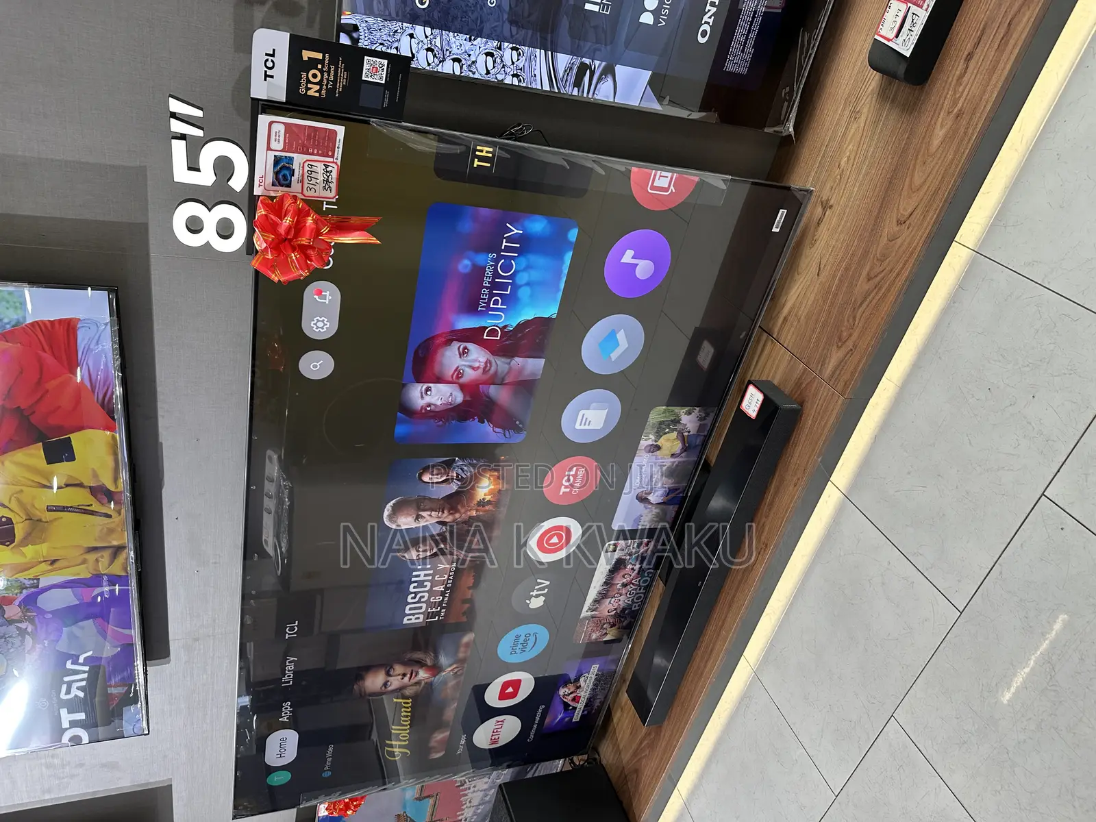 TCL 85inches Uhd Smart Tv