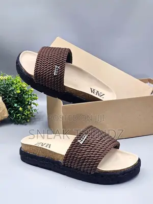 Original Zara Sandals Black and Brown