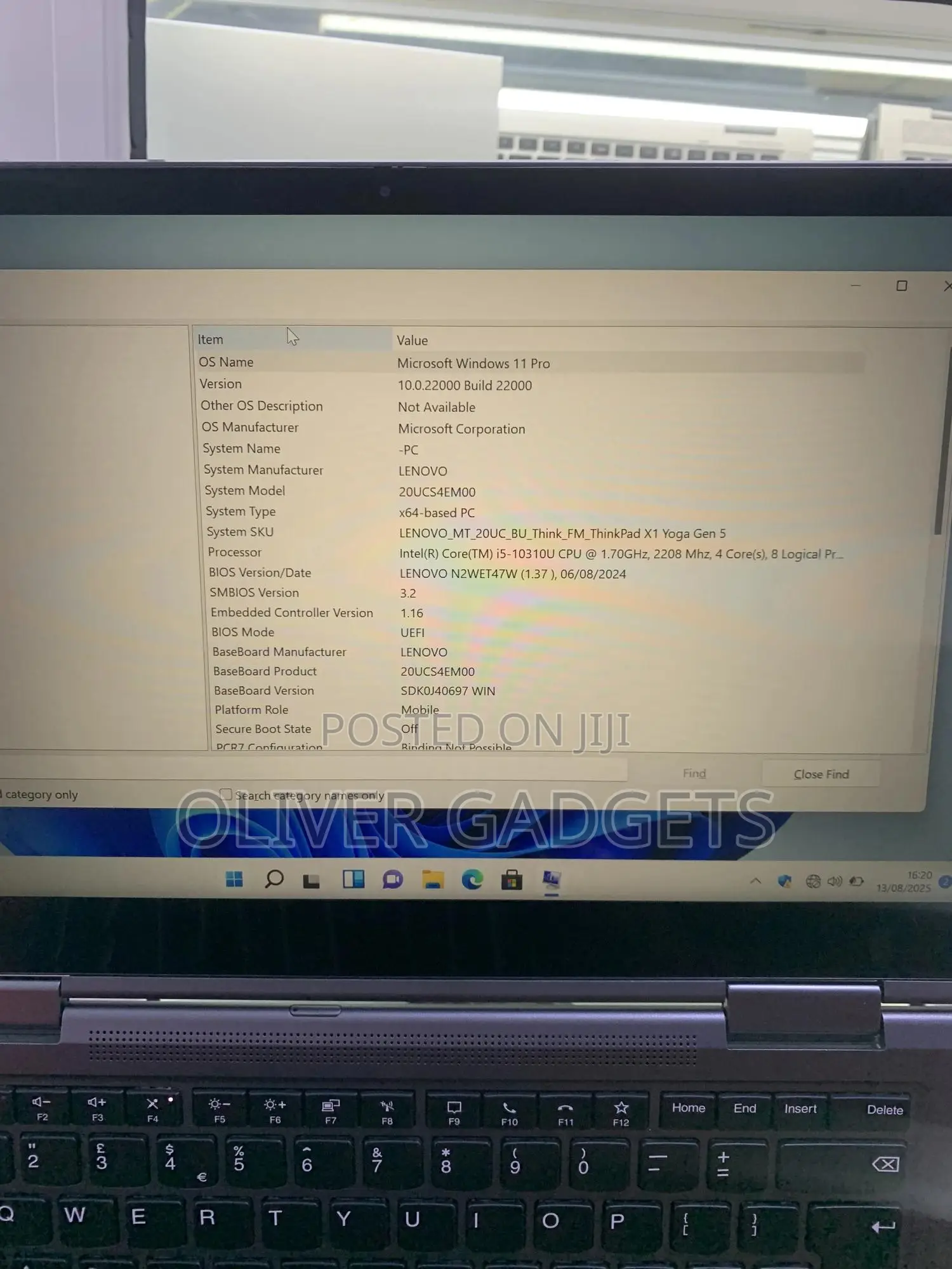 Laptop Lenovo Thinkpad X1 Yoga 16GB Intel Core I5 SSD 256GB