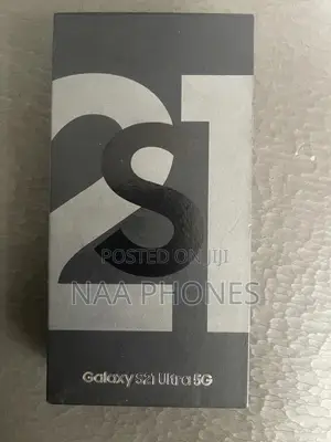 New Samsung Galaxy S21 Ultra 5G 256 GB Black