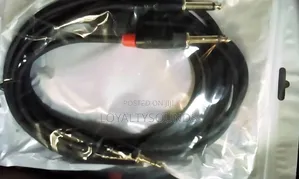 3.5mm To Dual 6 5mm Cable