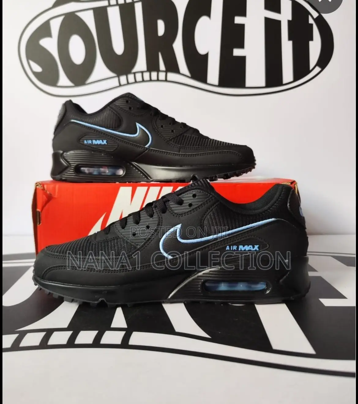 Nike Air Max 90 “Black—Blue”
