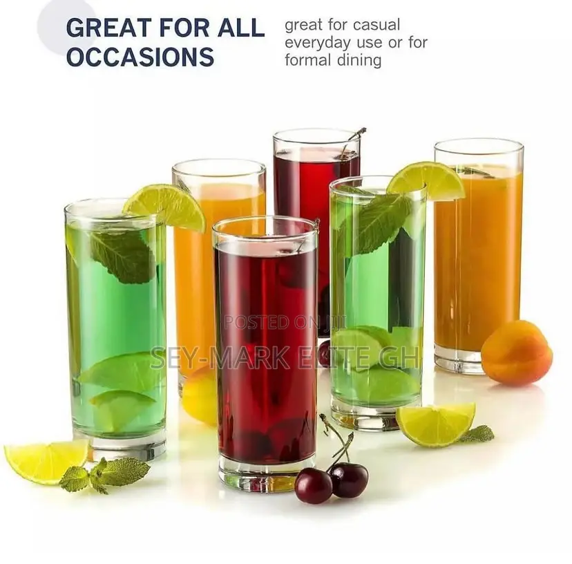 6pcs Drinking Glass Tumbler
