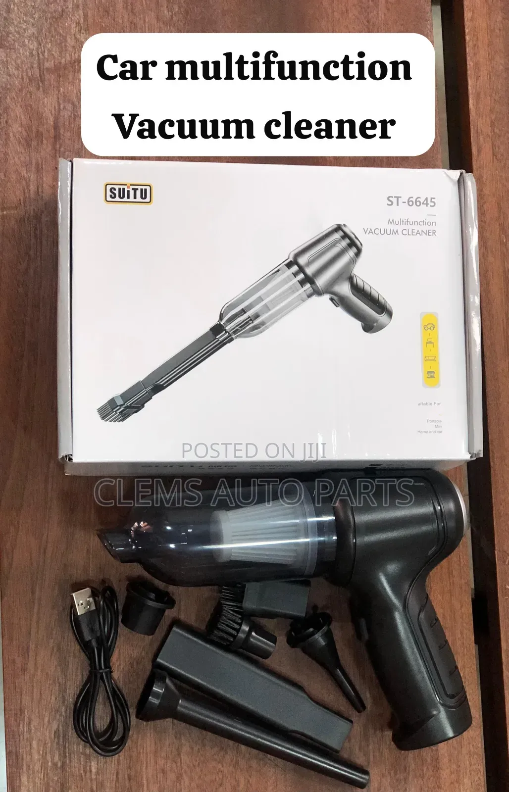 Keep Your Car Spotless With This Mini Vacuum!