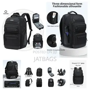17.3 Inches Anti-Theft Waterproof Laptop Backpack (Free Delivery)